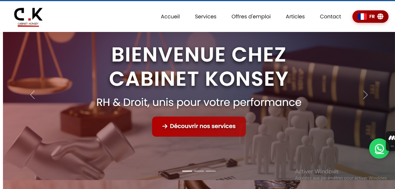 Site web du restaurant Le Gourmet avec menu interactif et réservations en ligne